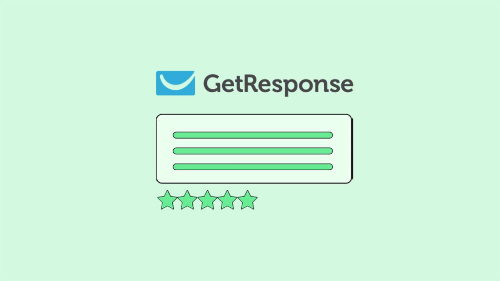 Recensione GetResponse: come funziona e come puoi implementarlo nella tua strategia di email marketing 1