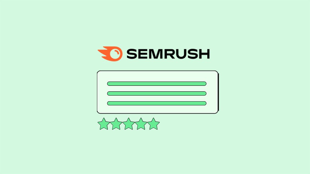 Recensione Semrush - Lo strumento SEO leader nel mondo 1