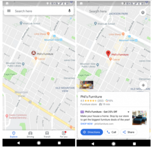 Google-Ads local maps