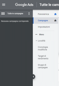 Google-Ads menu