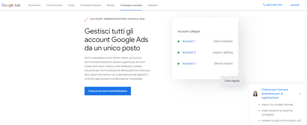 Google-Ads-più-account-cliente-