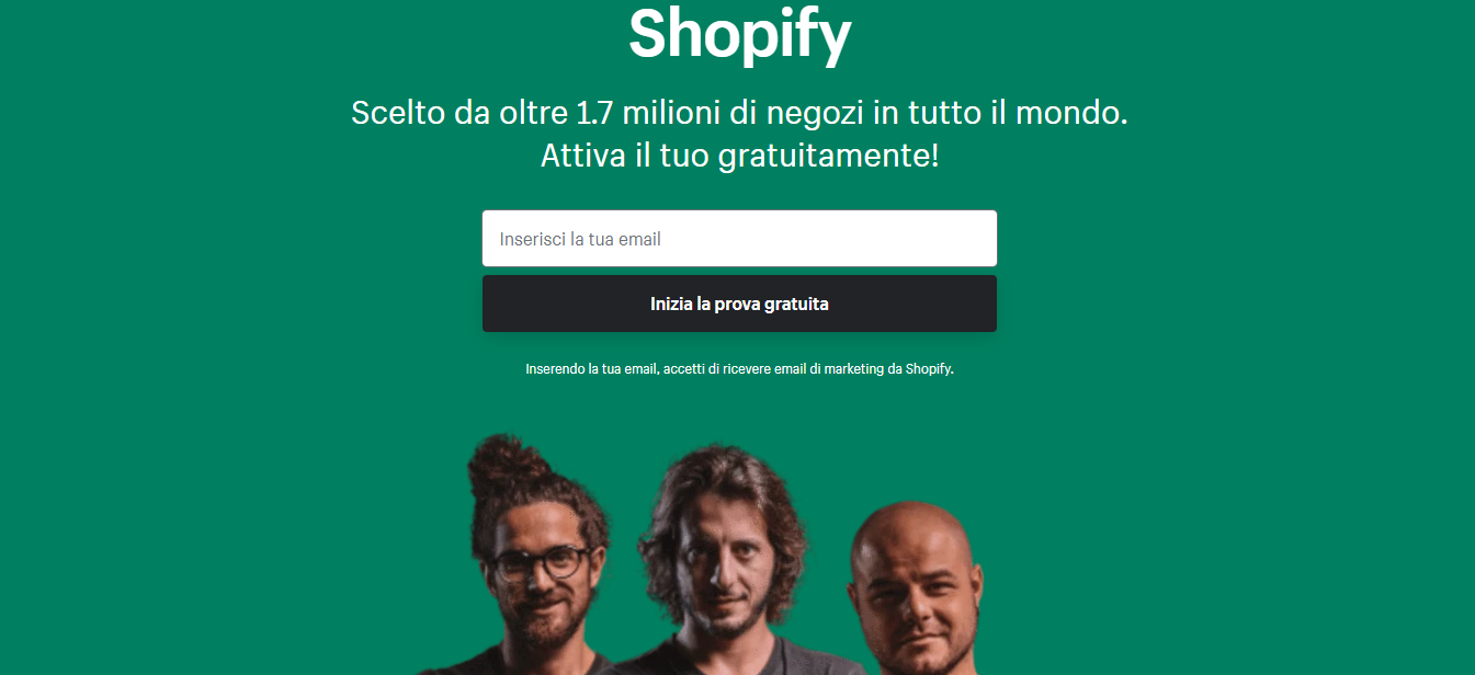 marketers consiglia shopify