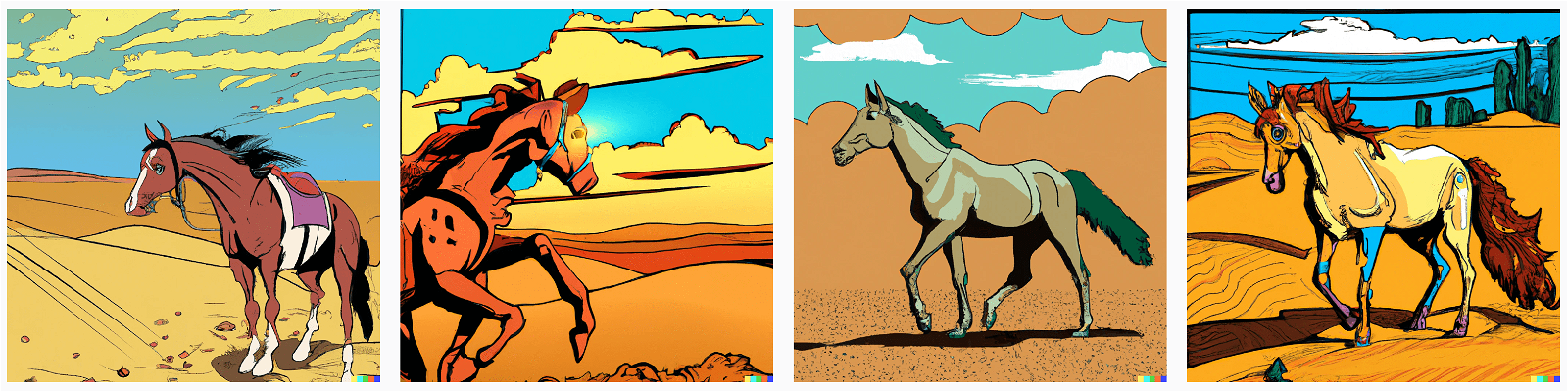 desert horse dalle2